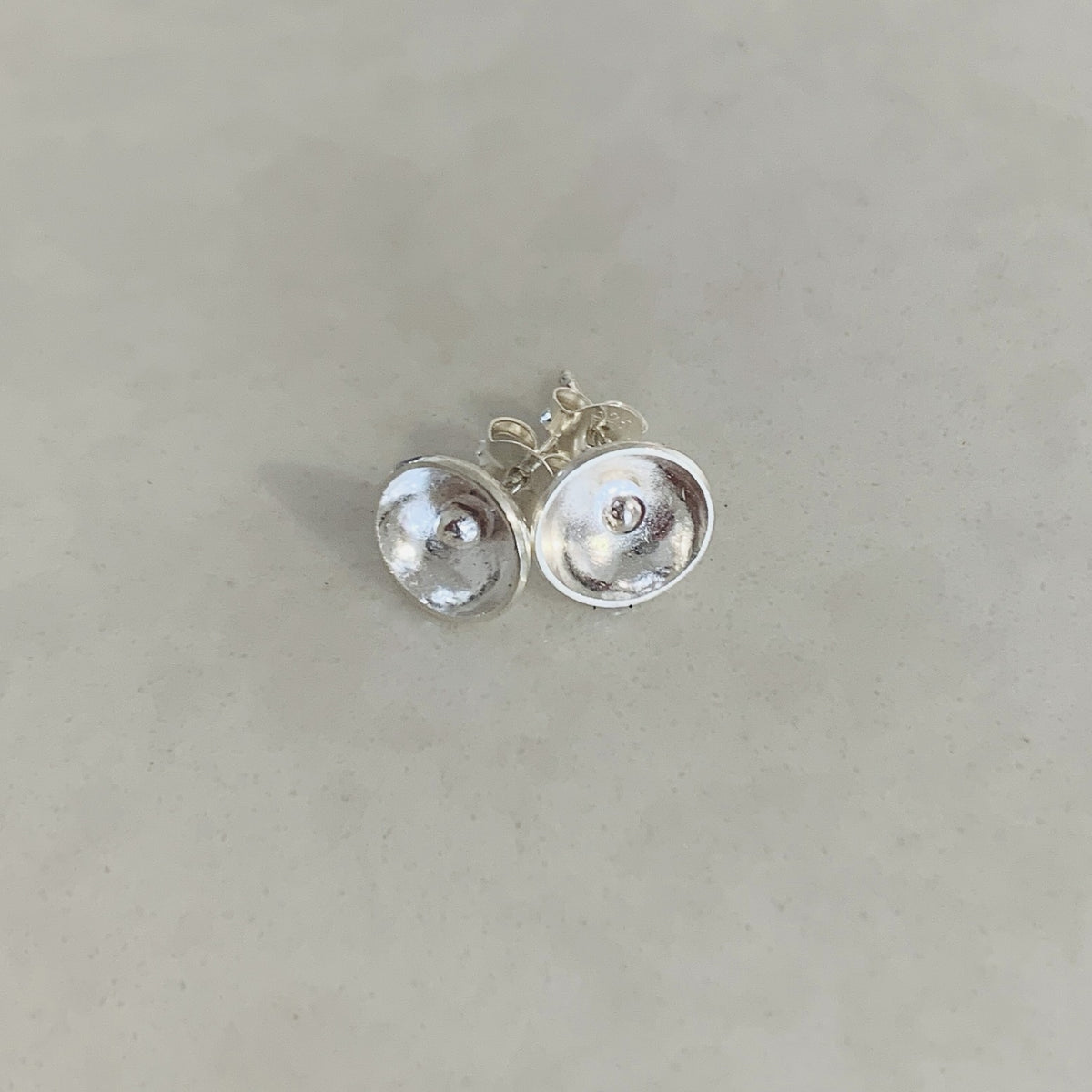 Industrial Sterling Silver Studs