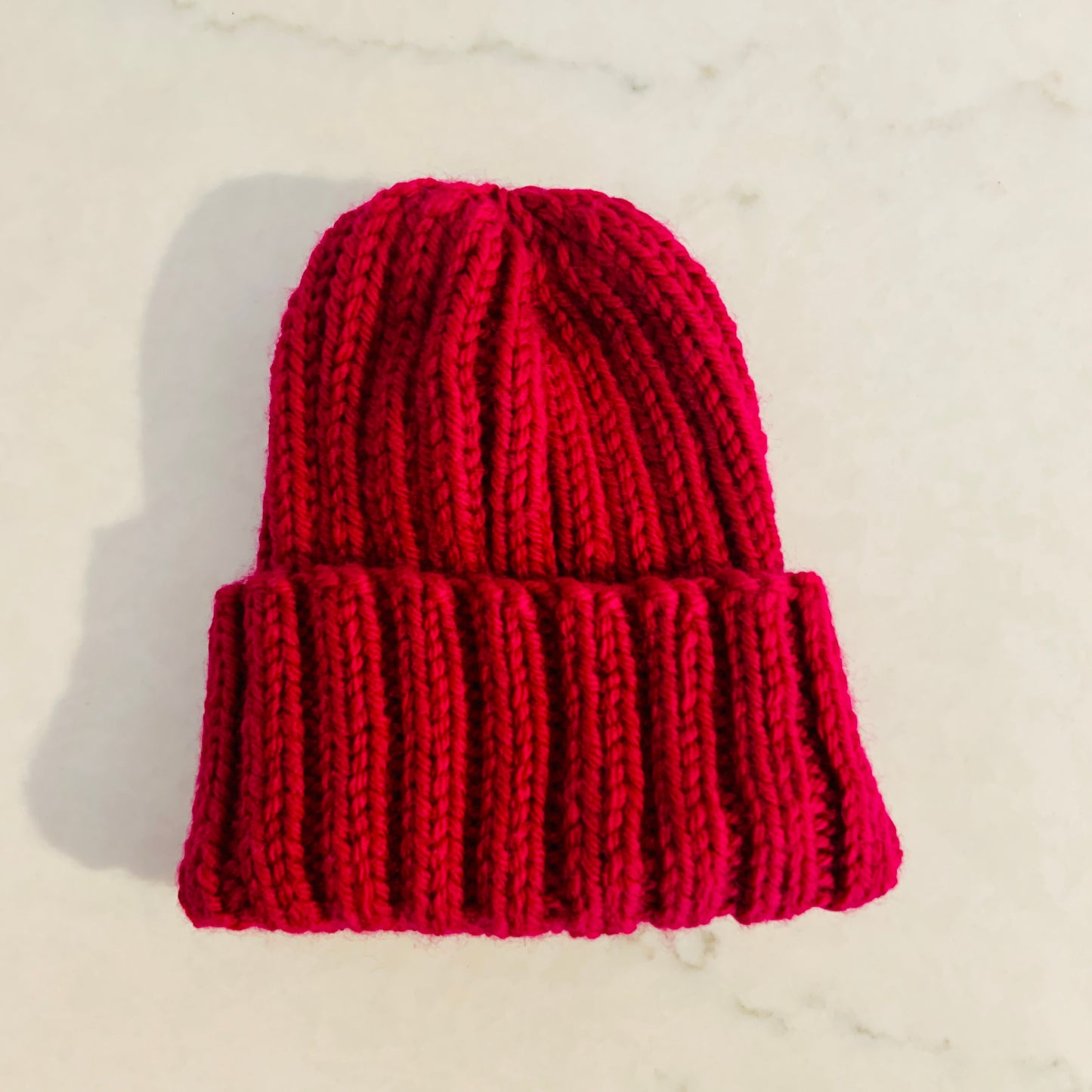 Wool Baby Beanie - Boysenberry