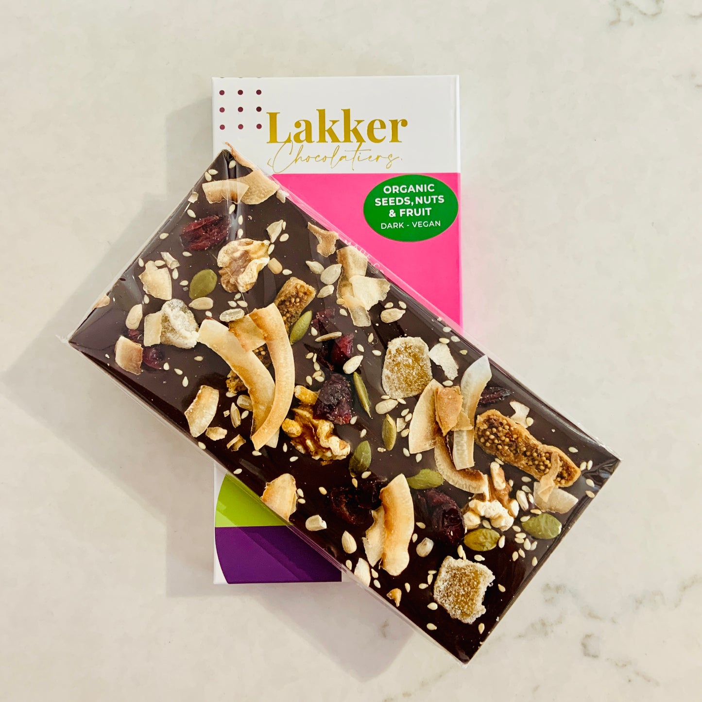 Seeds, Nuts & Fruit Dark Chocolate