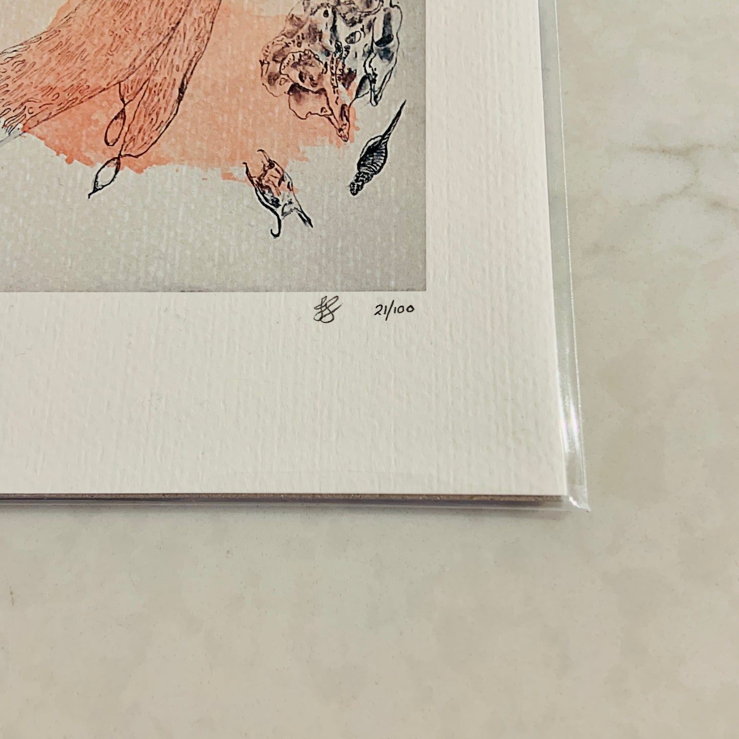 Pink Kelp Art Print