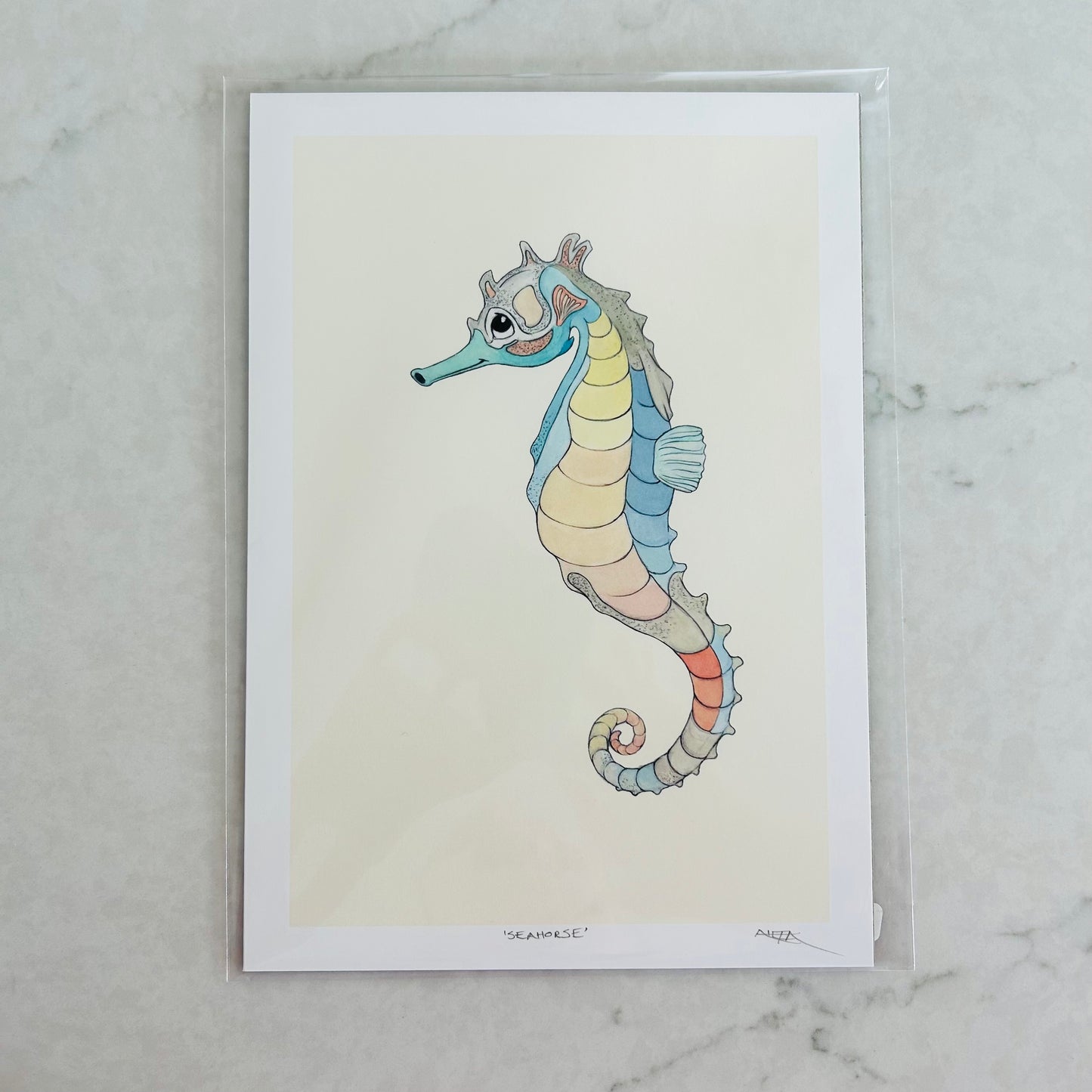 Seahorse Art Print