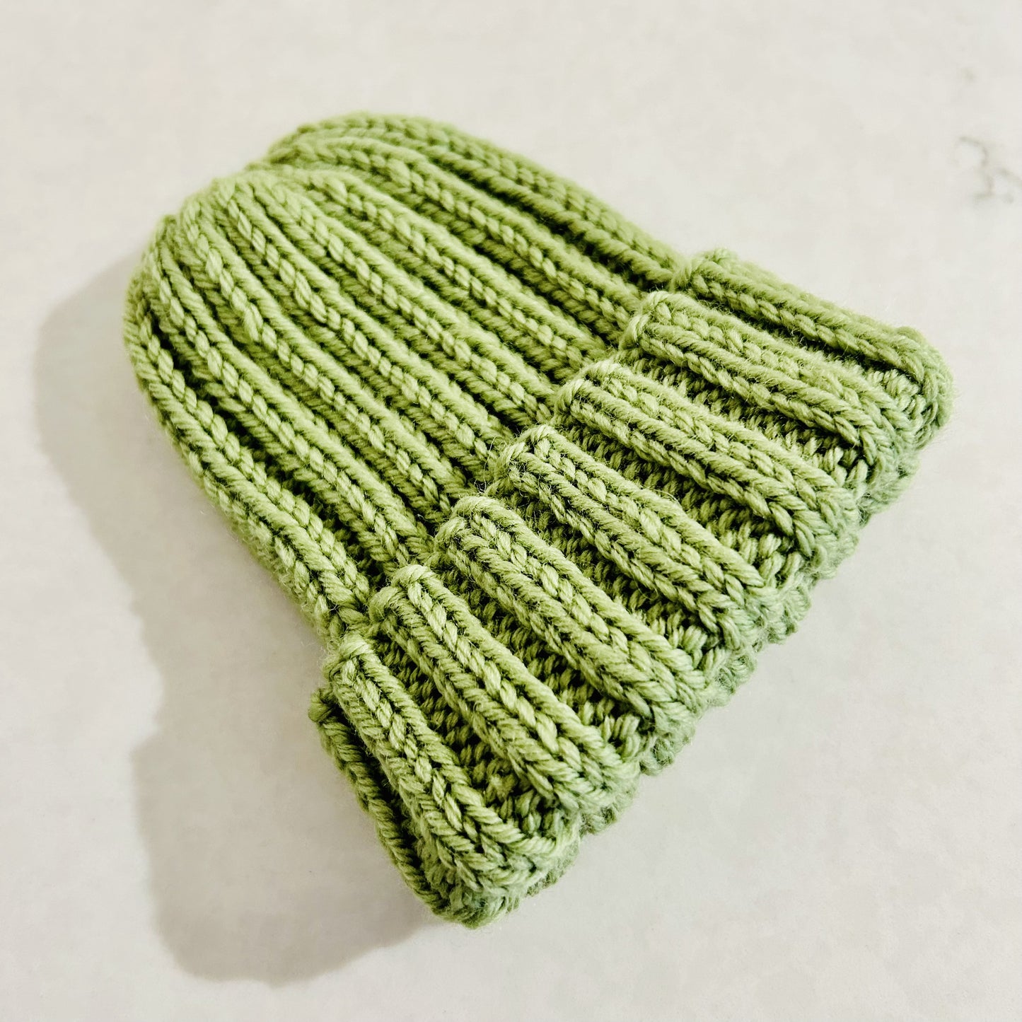 Wool Baby Beanie - Fern