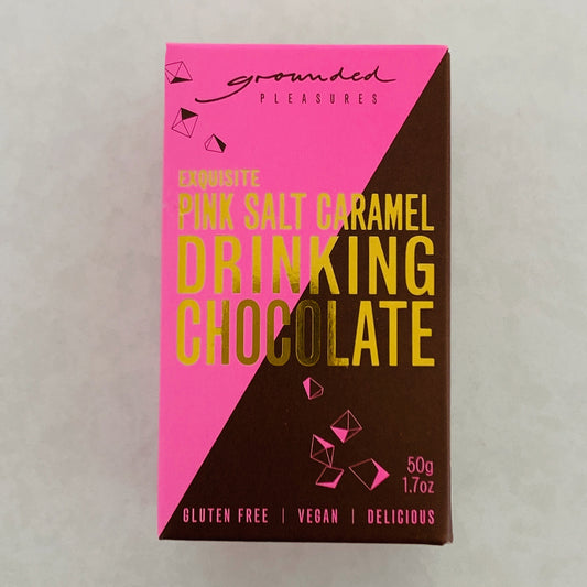 Pink Salt Caramel Drinking Chocolate 50g