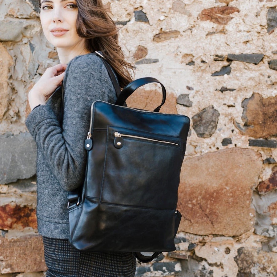 The Pinnacle Black Backpack