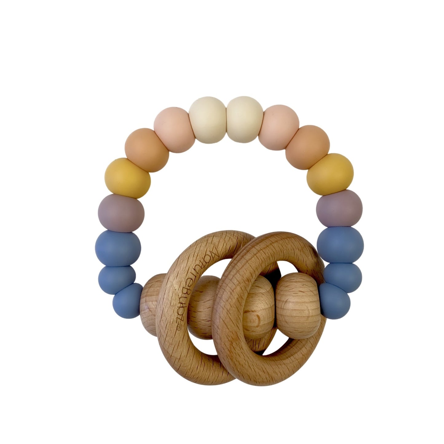 RAINBOW Rattle Teether Sunset