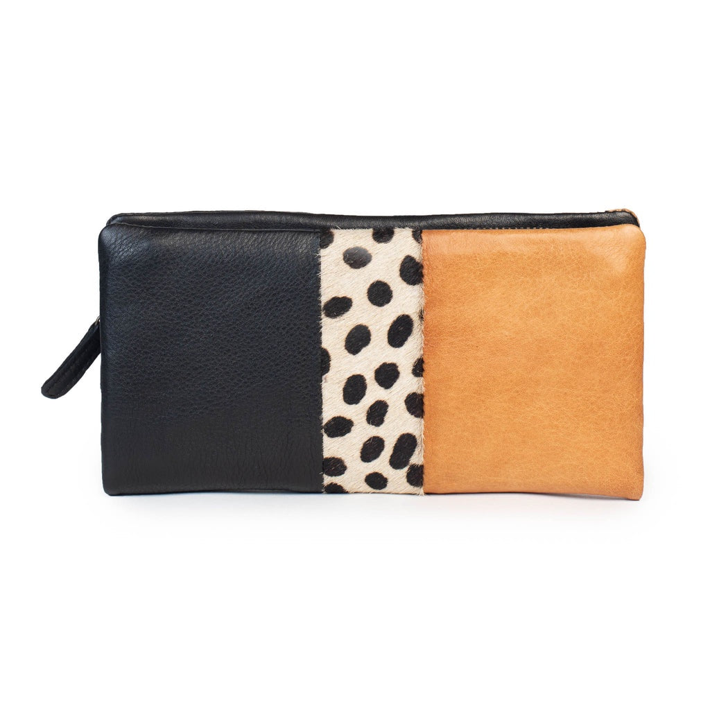 Lasca Purse Black/Spot/Tan