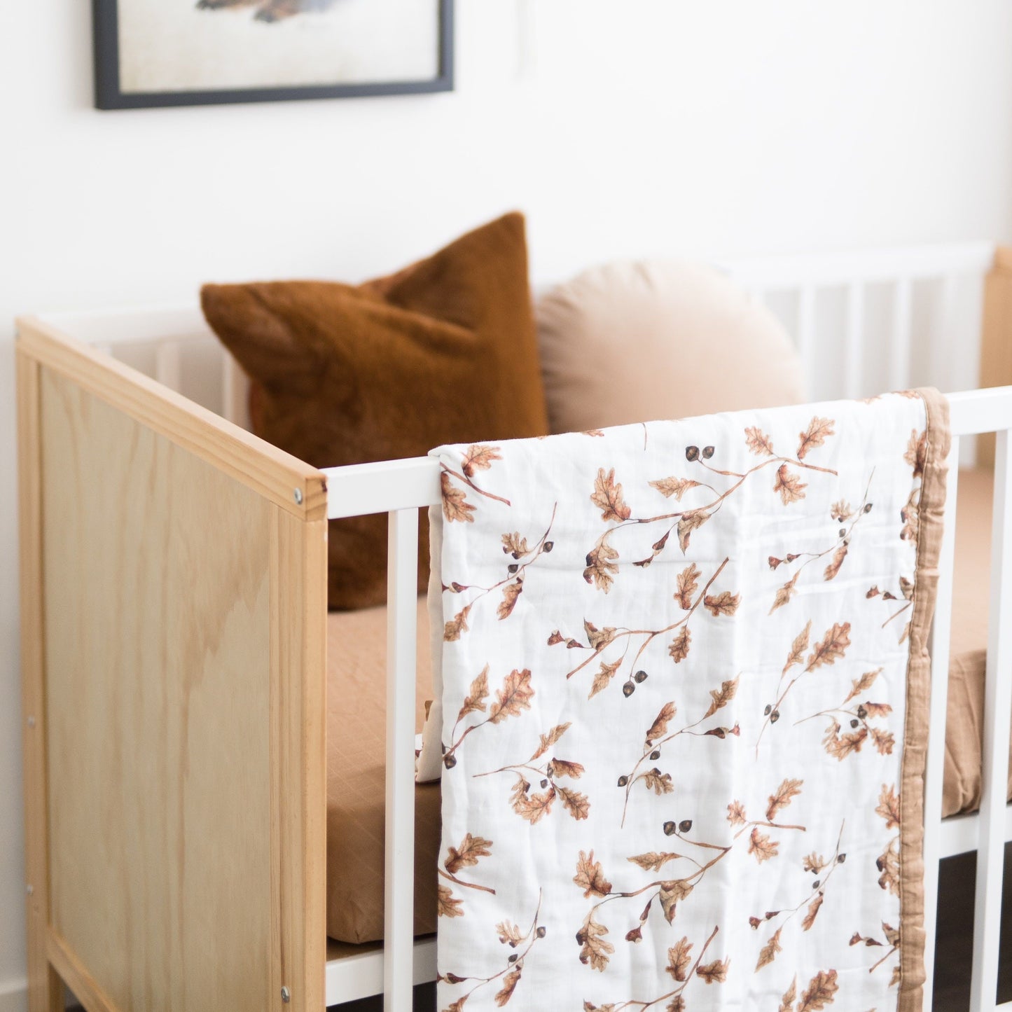 Acorn & Oak Cot Quilt