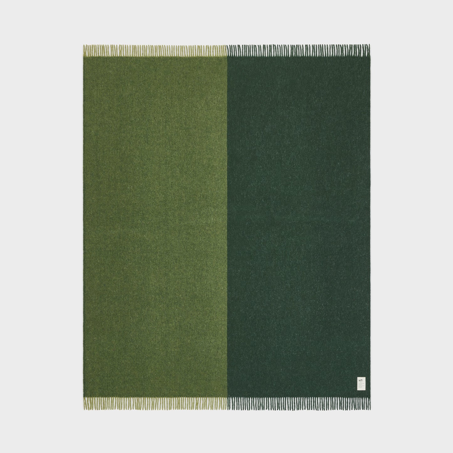 Horizon Moss Recycled Wool Throw