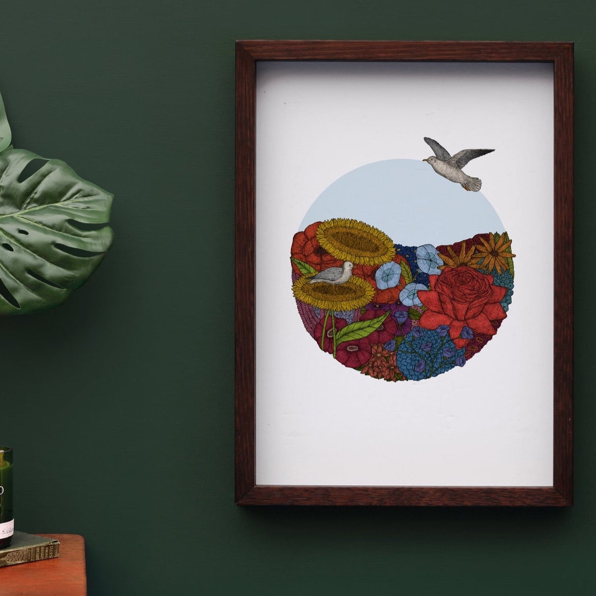 Ocean of Flowers Art Print