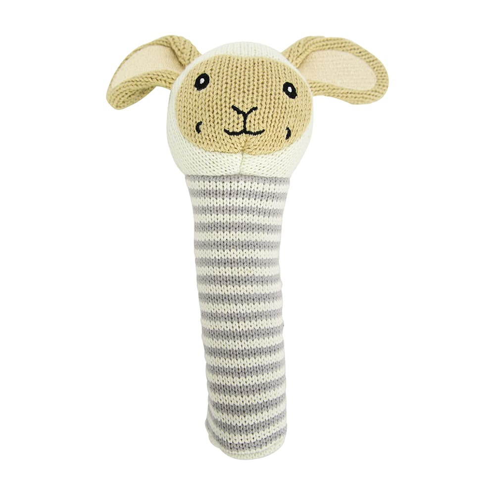 Knit Rattle Lamb