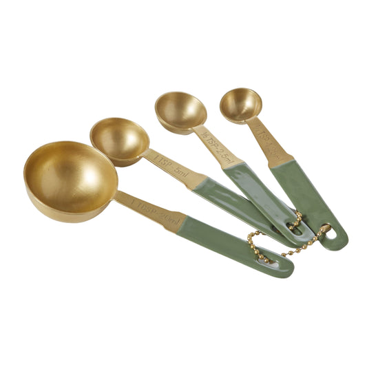 Brass & Enamel Measuring Spoons