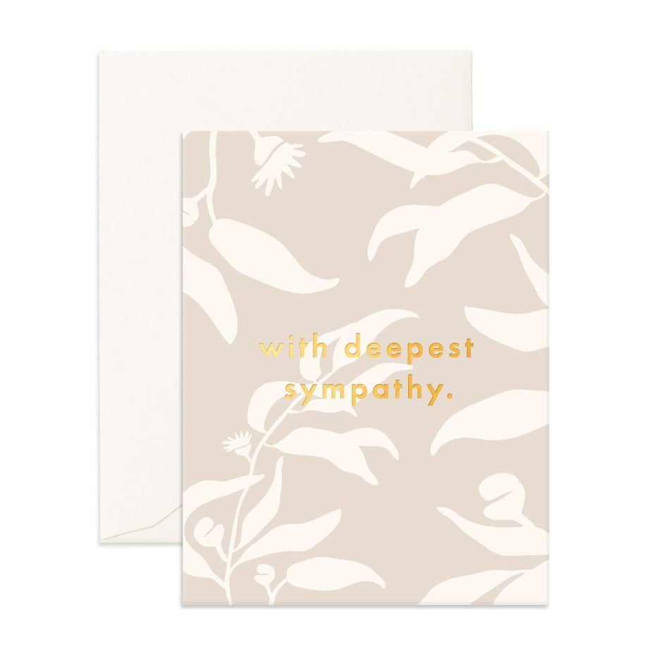 Sympathy Eucalypt Greeting Card
