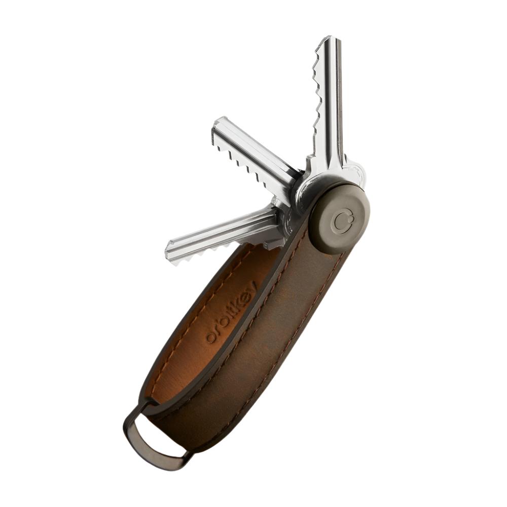 Key Organiser Leather Oak Brown