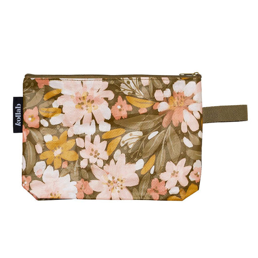 Clutch Bag Khaki Floral