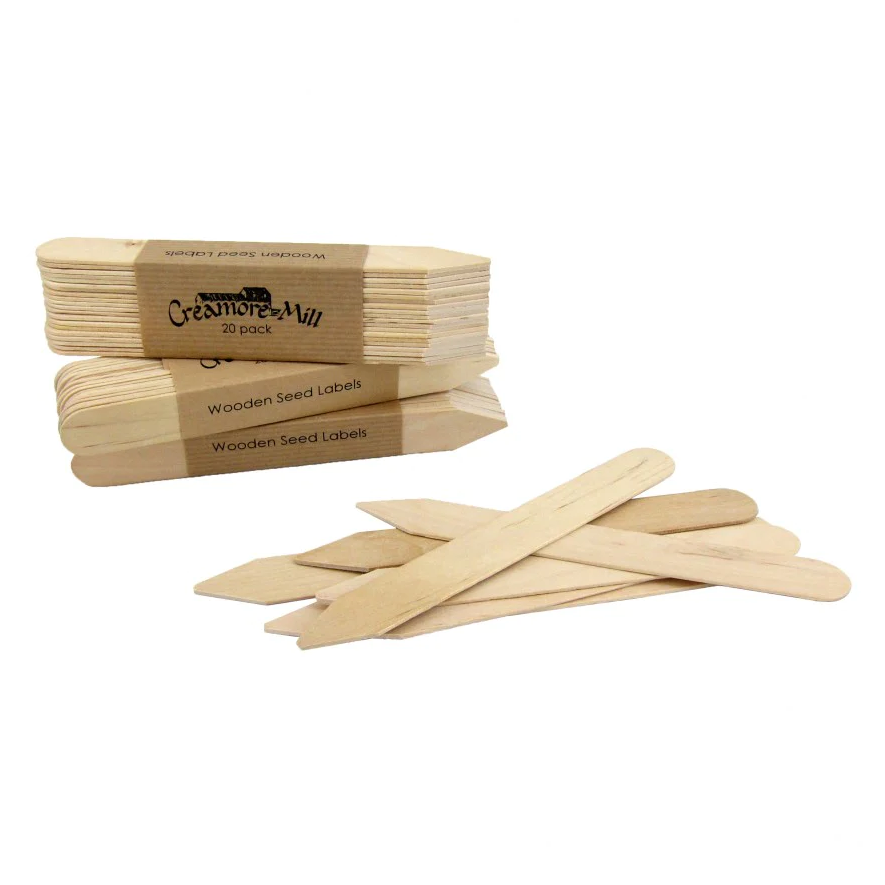 Wooden Seed Labels Set of 20