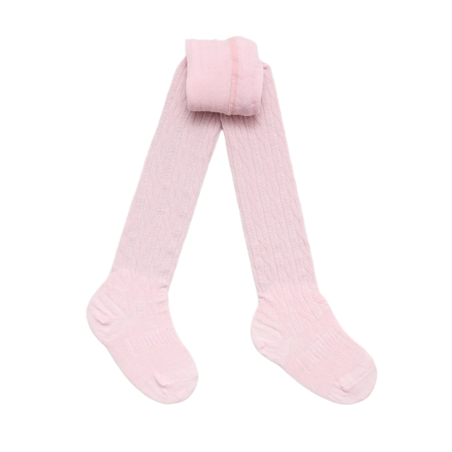 Cherry Blossom Baby Merino Wool Cable Tights
