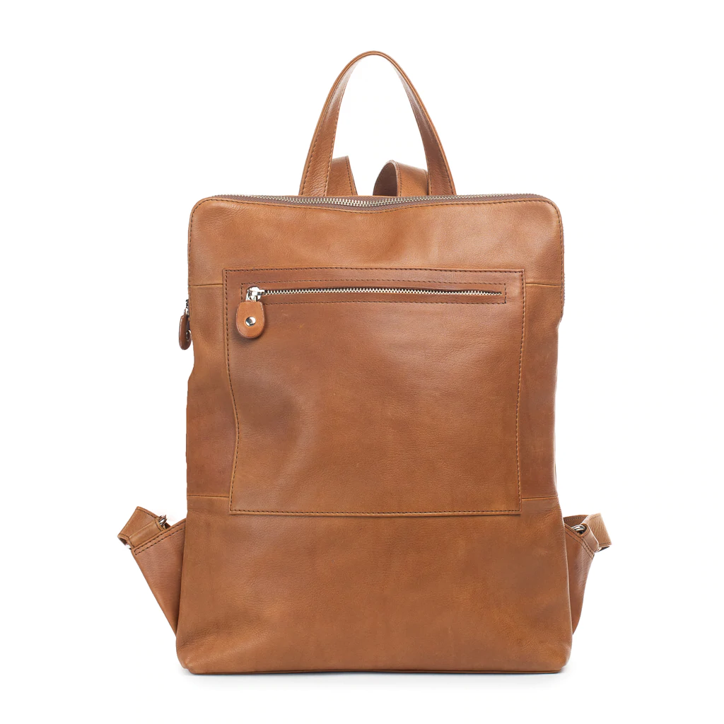 The Pinnacle Vintage Tan Backpack
