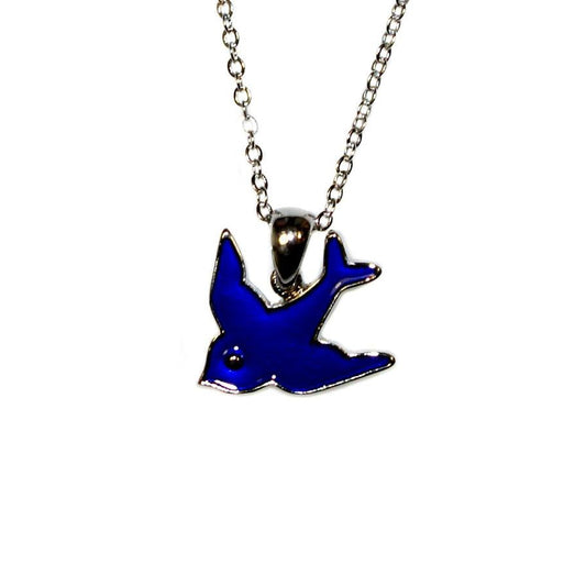 Blue Swallow Necklace