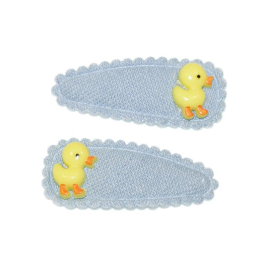 Denim Chambray Ducky Snaps