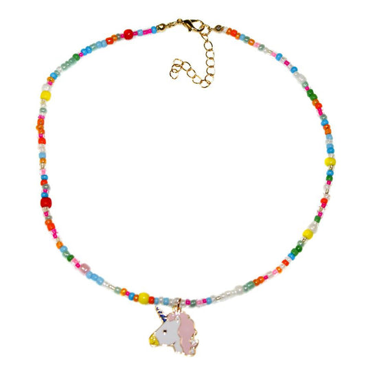 Unicorn Beaded Necklace