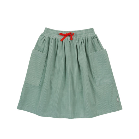 Glacier Corduroy Willow Midi Skirt