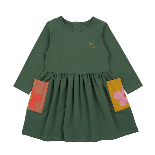 Posy Pockets Long Sleeve Dress