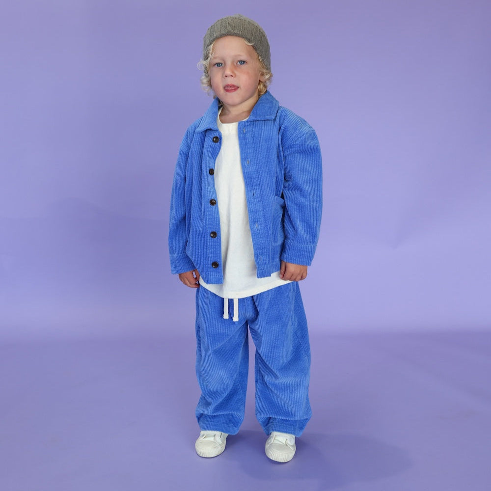Organic Relaxed Sea Kids Cord Pant