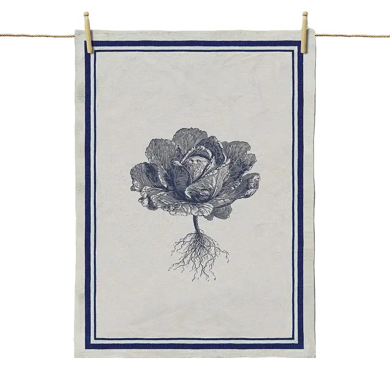 Cabbage Botanic Grainsack Tea Towel