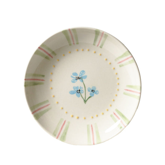 June's Garden  Forget Me Not Side Plate