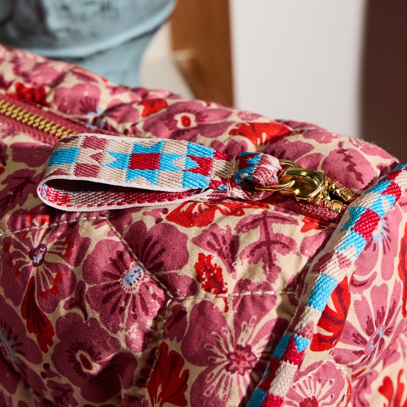 Poppy Magnolia Makeup Bag
