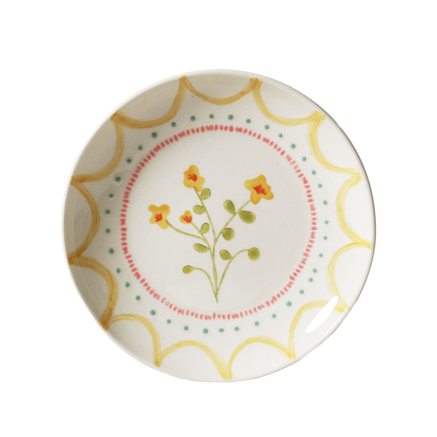 June's Garden Yellow Bush Pea Side Plate