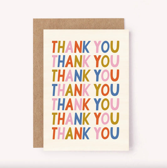 Thank You Bold Greeting Card