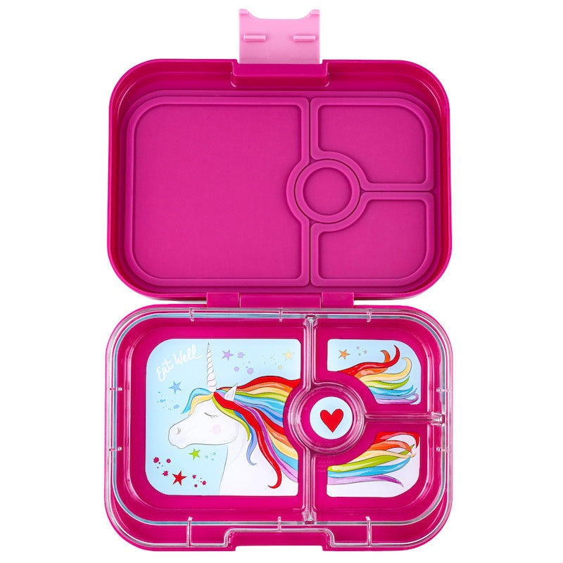 Yumbox Panino 4 Compartment Bento Box Purple Unicorn