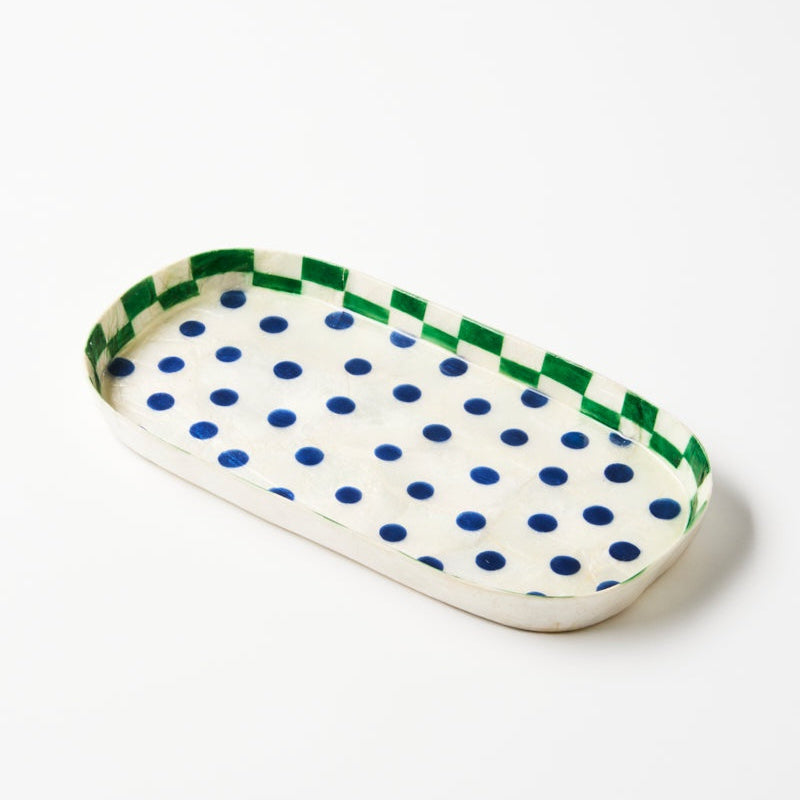Paradis Blue Spot Tray