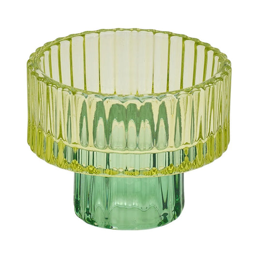 Jewel Candle Holder Green Small