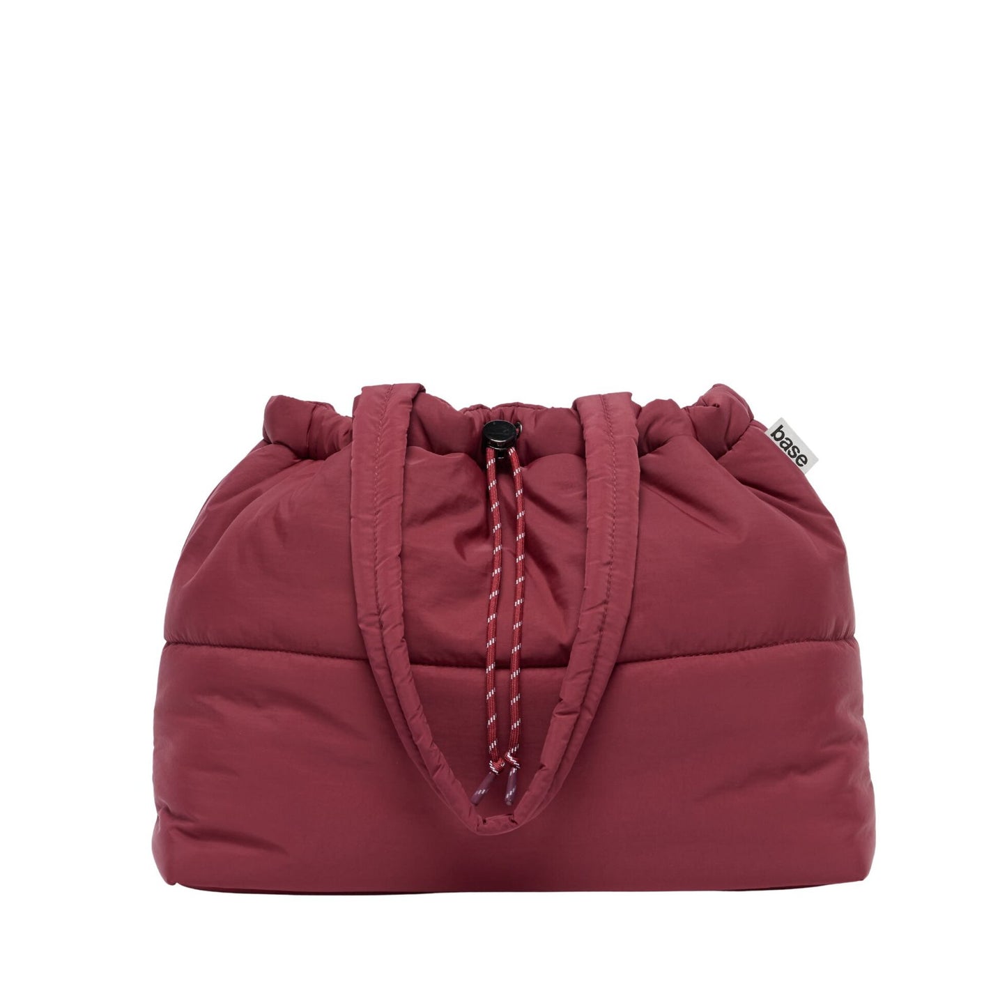 Burgundy Scrunch Base Bag
