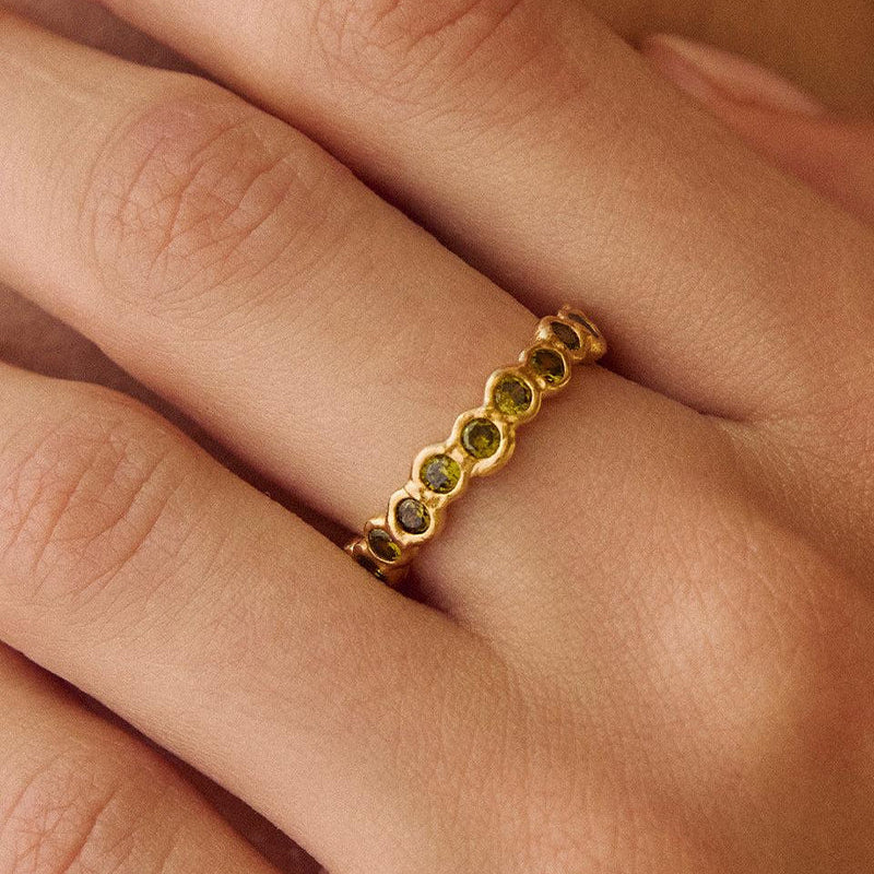 Amélia II Dark Green Ring