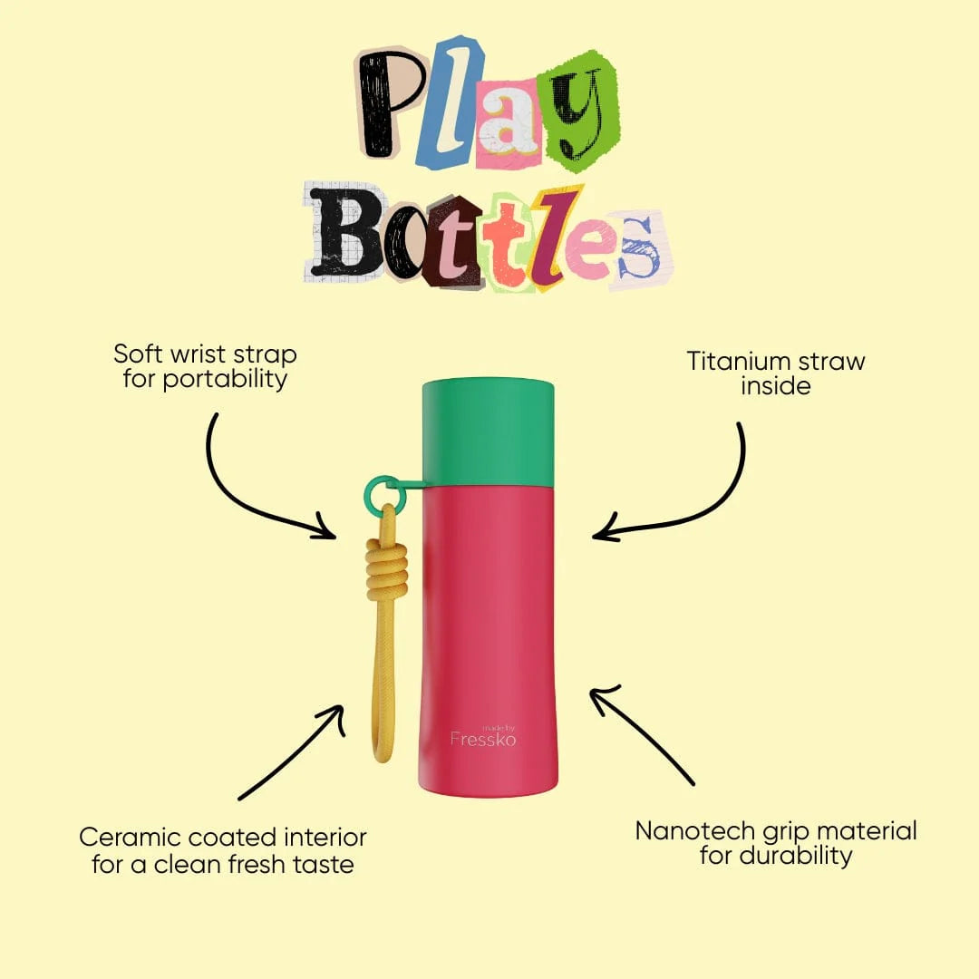 Crush Ceramic Play Drink Bottle 420ml