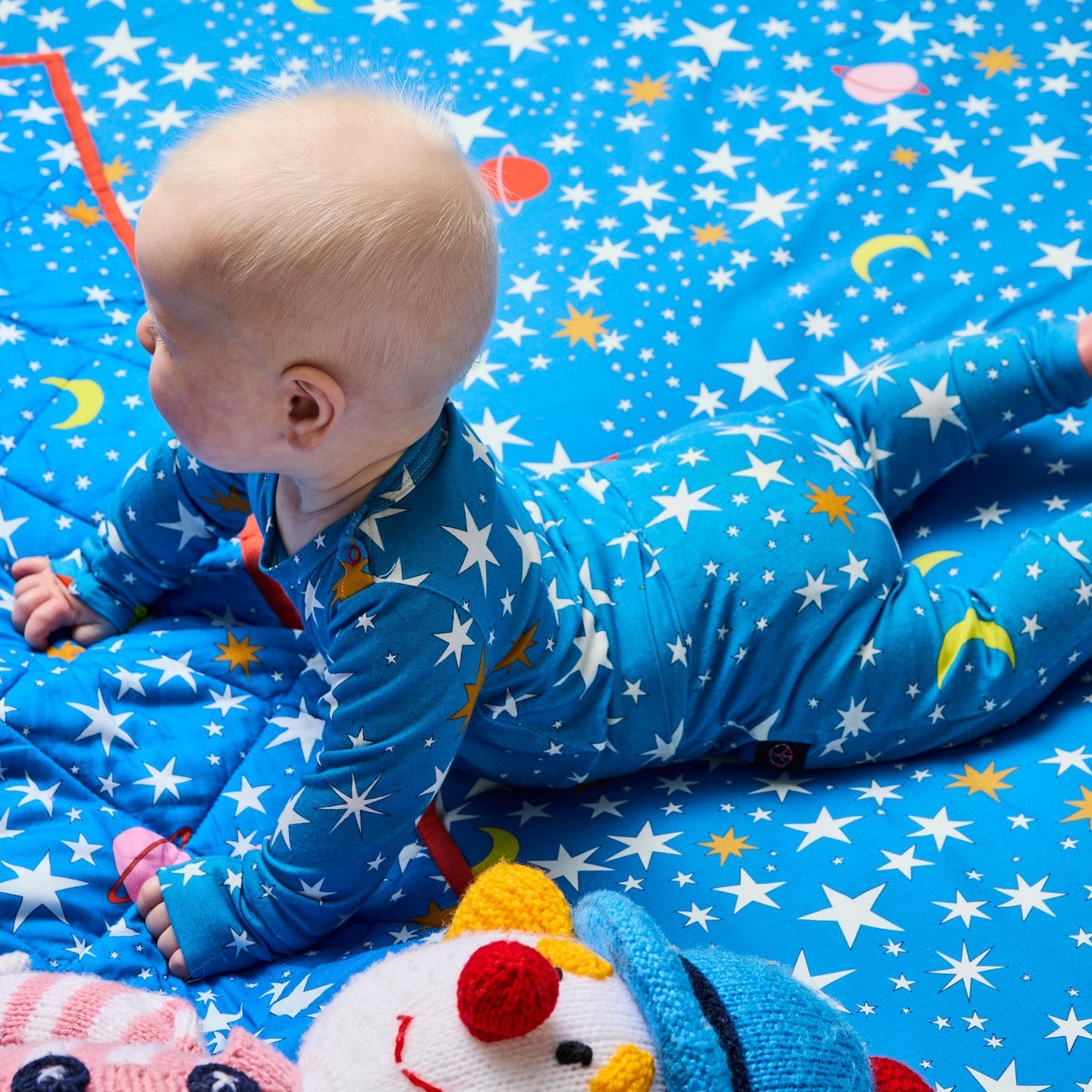 Stars And Moon Organic Drop Crotch Pant