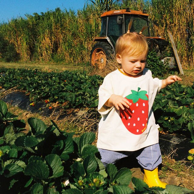 Oversized Strawberry Baby T-Shirt