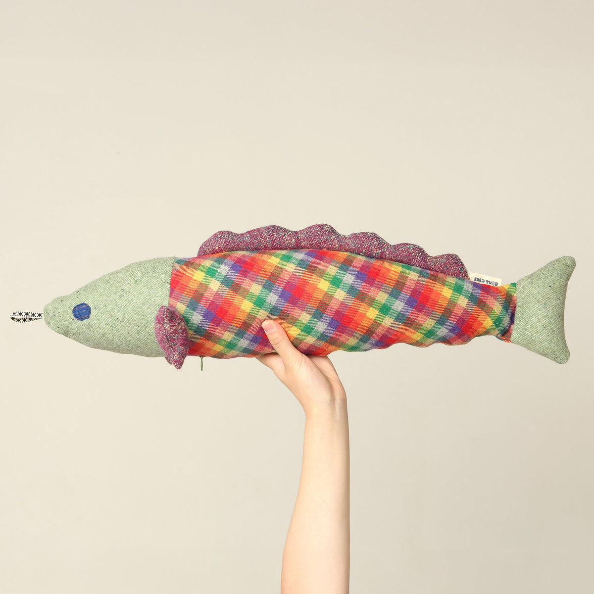 Finny Rainbow Tartan Lucky Fish