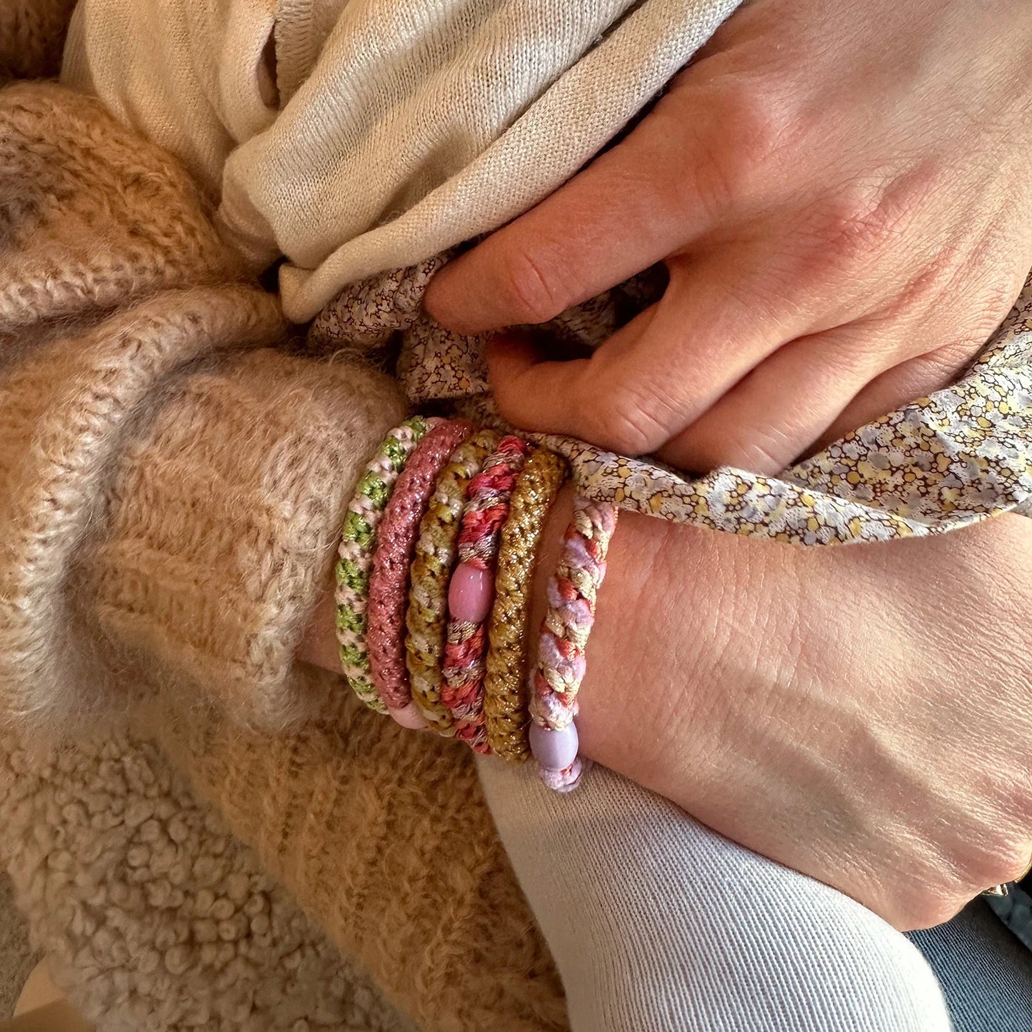 Gold KKNEKKI Hair Tie