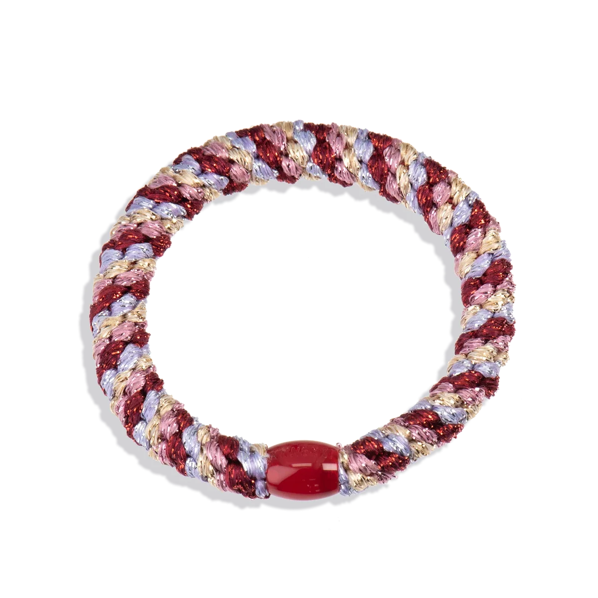 Mix Lavender-Bordeaux Glitter KKNEKKI Hair Tie
