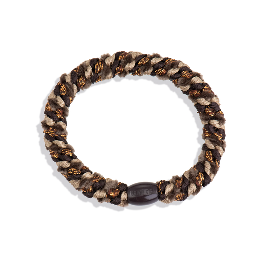 Mix Moss Brown Glitter KKNEKKI Hair Tie