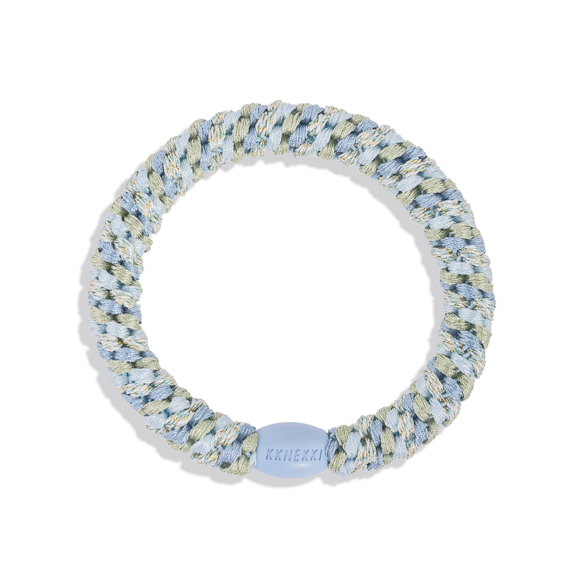 Mix Baby Blue Glitter KKNEKKI Hair Tie