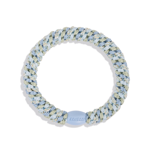 Mix Baby Blue Glitter KKNEKKI Hair Tie