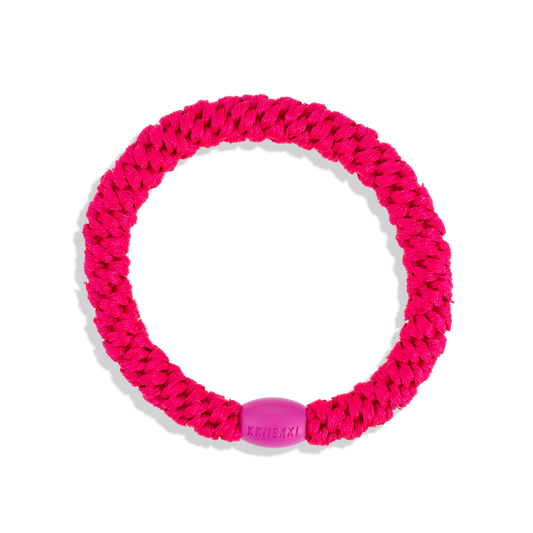 Strong Pink KKNEKKI Hair Tie