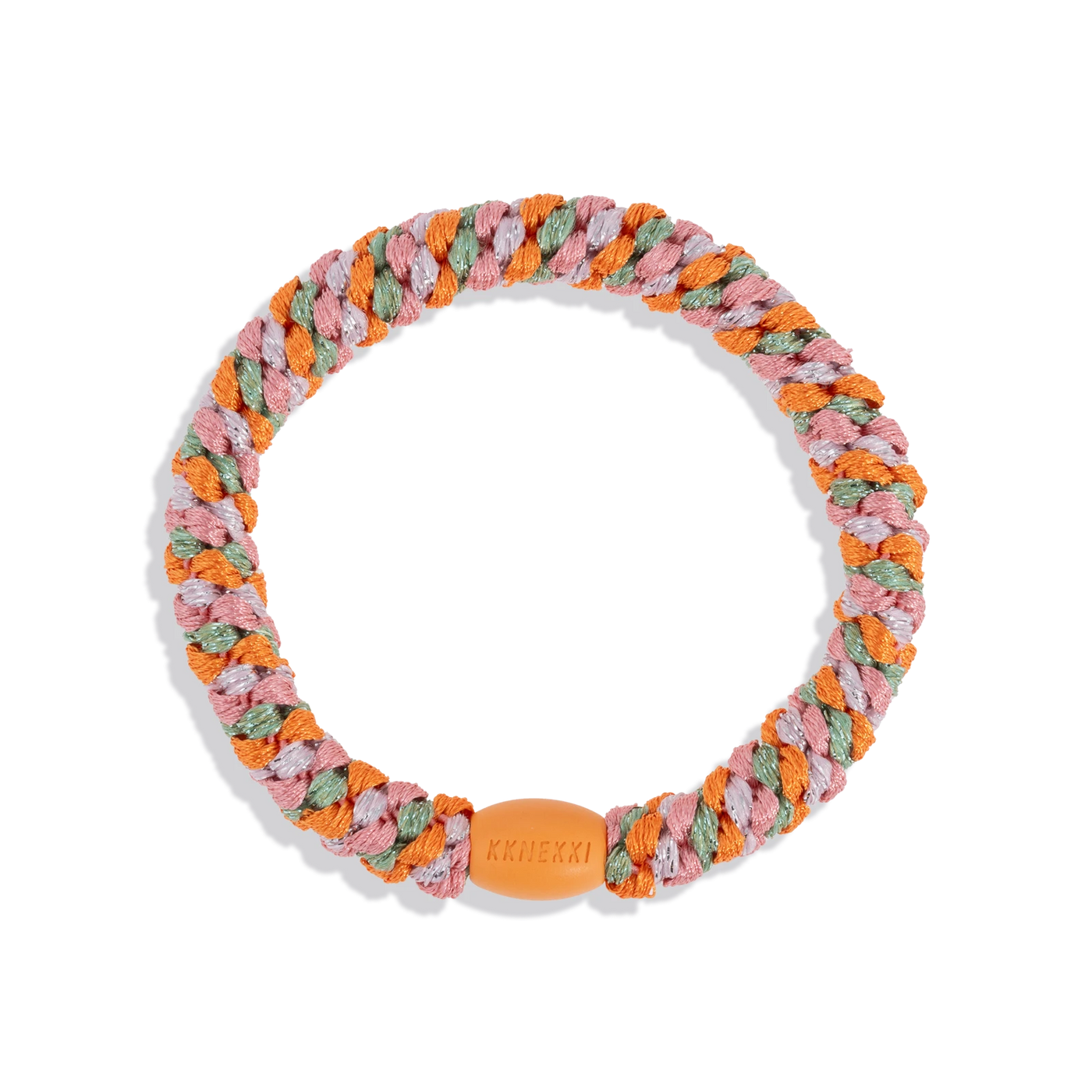 Mix Orange Pistachio Glitter KKNEKKI Hair Tie
