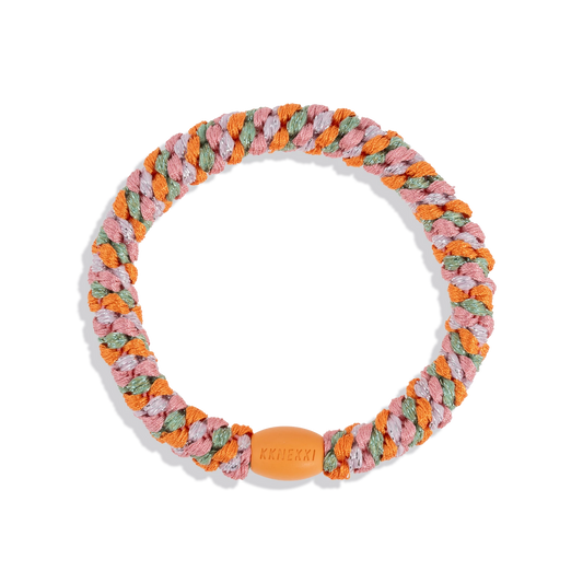 Mix Orange Pistachio Glitter KKNEKKI Hair Tie