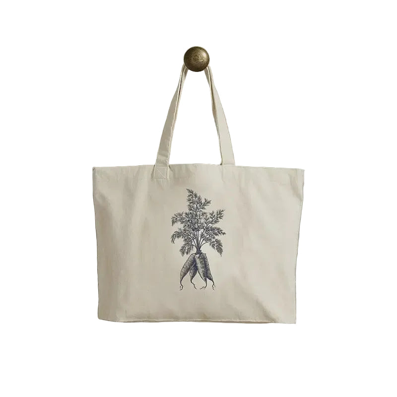 Carrot Botanic Grainsack Tote Bag